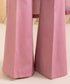 Women's Unstitched Embroidered Light Pink Fine Cotton Satin Three Piece Suit